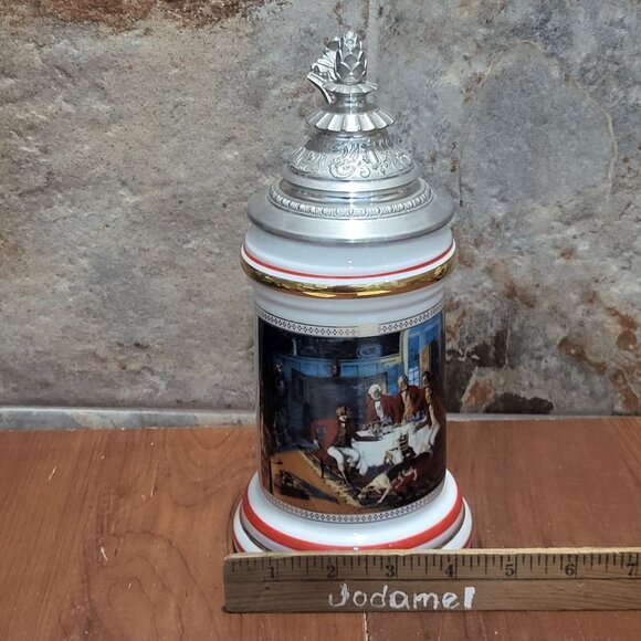 Anheuser Busch Stein 1991 After The Hunt Germany 8870 - Picture 10 of 16